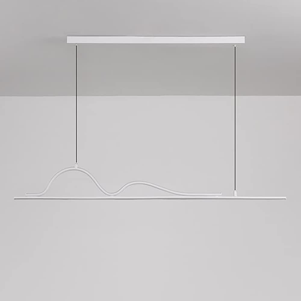 LED осветително тяло Snake, висящо, бяло, еквивалент 400W, с дистанционно