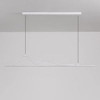 LED осветително тяло Snake, висящо, бяло, еквивалент 400W, с дистанционно