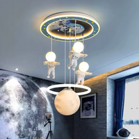 LED осветително тяло висящо 100W Astro Friends с дистанционно, еквивалент 500W