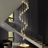 LED осветително тяло Luxury Crystal Flowing Tears