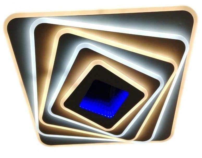 LED осветително тяло LEVELS 3D RGB Square Еквивалент 800W Дистанционно