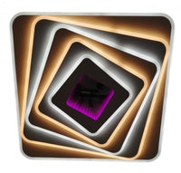 LED осветително тяло LEVELS 3D RGB Square Еквивалент 800W Дистанционно