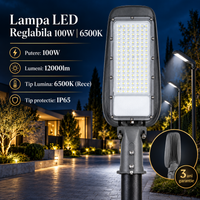 LED лампа 100W улично осветление 12.000 Lm регулируема