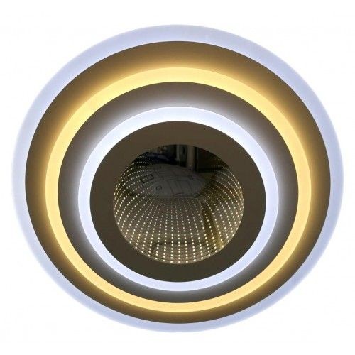LED осветително тяло ROUND 3D с дистанционно, еквивалент 800W