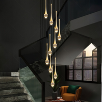 LED осветително тяло Luxury Crystal Flowing Tears
