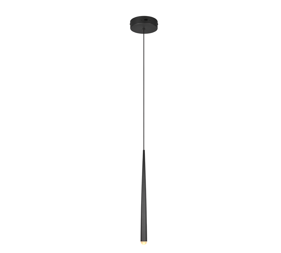 Пендел LED Premium CALA Black 5.5W, 3 вида светлина от бутон, димируем