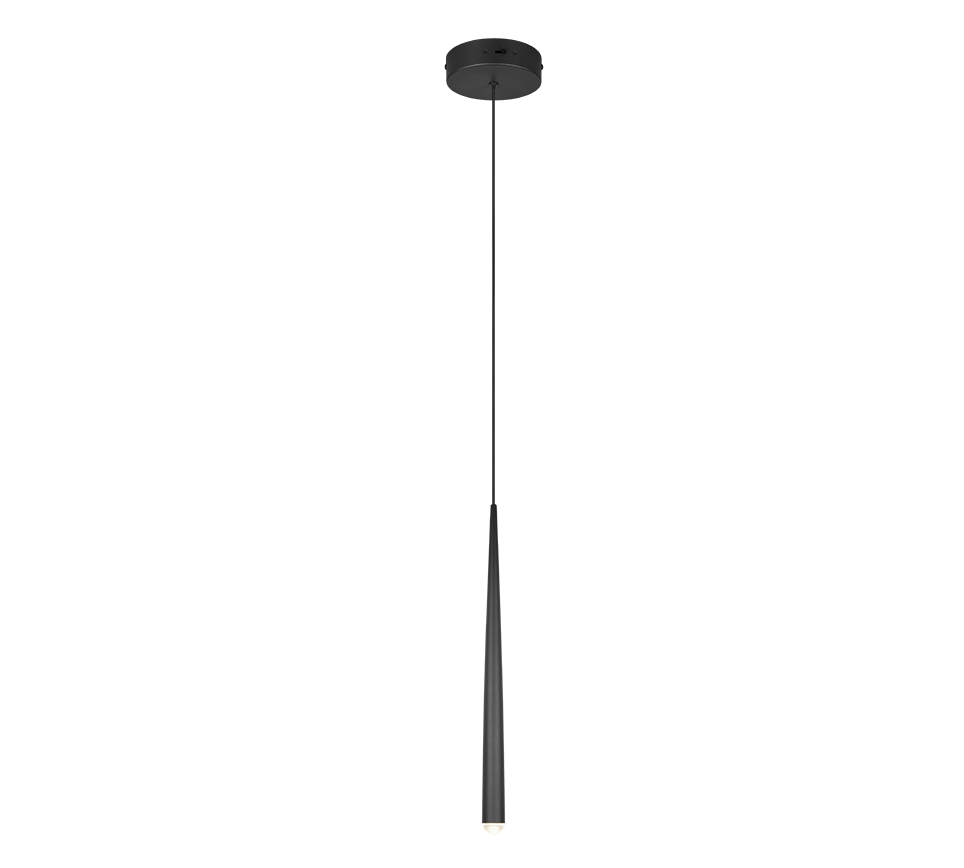 Пендел LED Premium CALA Black 5.5W, 3 вида светлина от бутон, димируем
