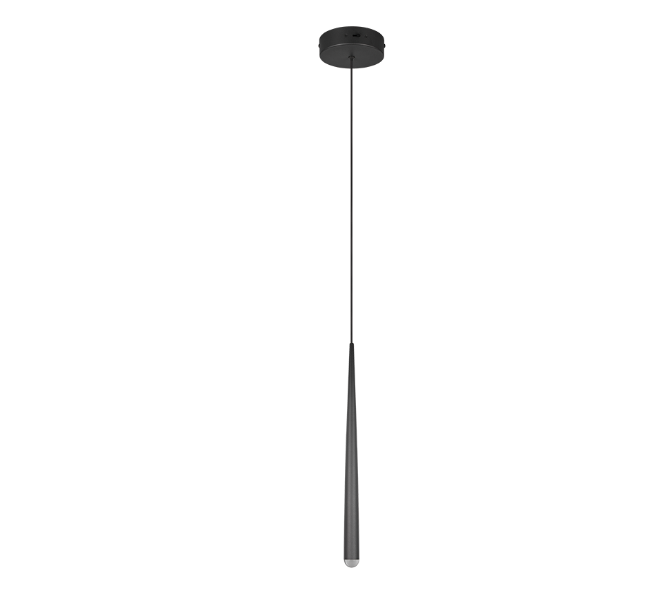 Пендел LED Premium CALA Black 5.5W, 3 вида светлина от бутон, димируем