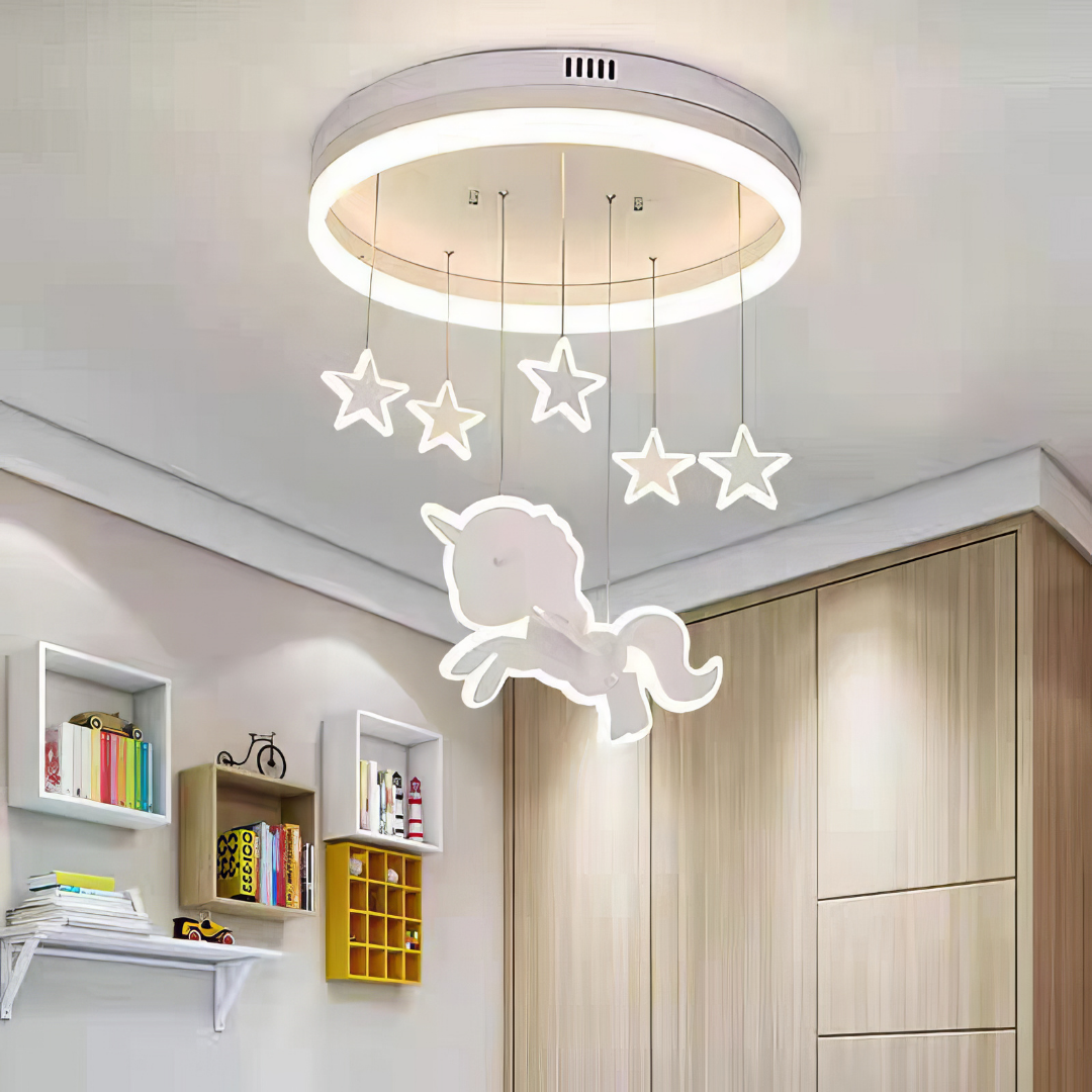 Осветително тяло LED 100W Starry Unicorn с дистанционно, еквивалент 500W