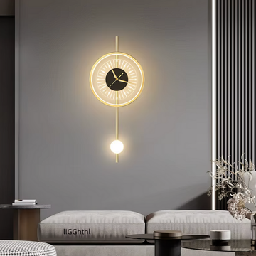 LED аплик с часовник Pendulum Glow AL204-1
