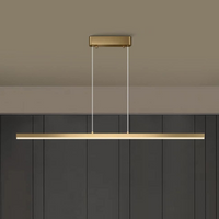 LED осветително тяло 36W Elegant Office Gold, висящо, еквивалент 300W