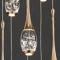 LED осветително тяло Luxury Crystal Flowing Tears