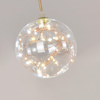 LED осветително тяло Sparkle с прозрачен абажур DX333-3