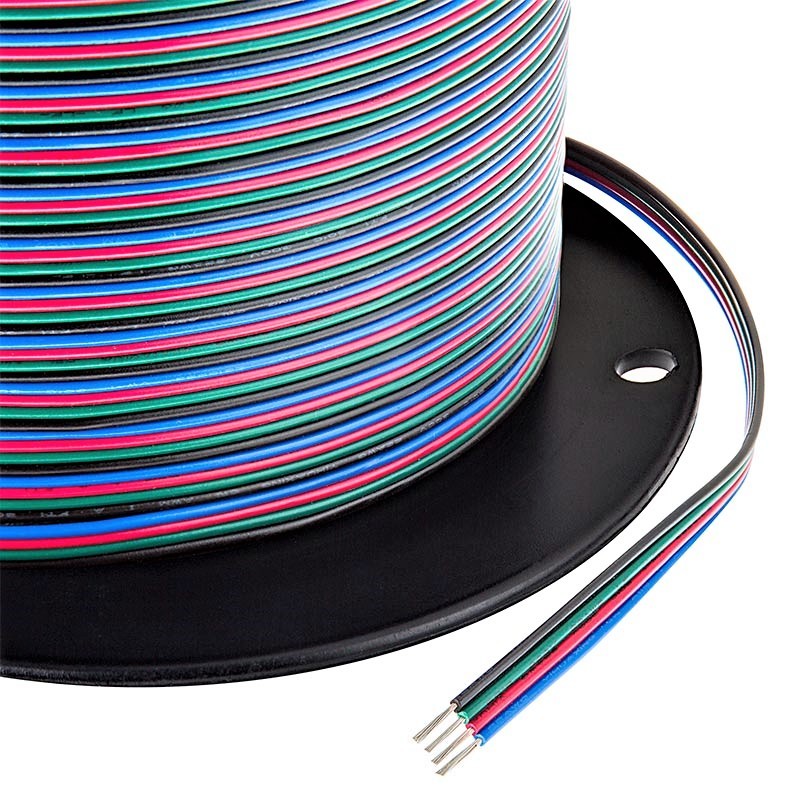Проводников RGB кабел 12V 4 жила