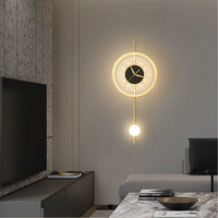 LED аплик с часовник Pendulum Glow AL204-1