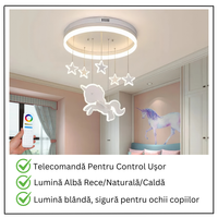 Осветително тяло LED 100W Starry Unicorn с дистанционно, еквивалент 500W