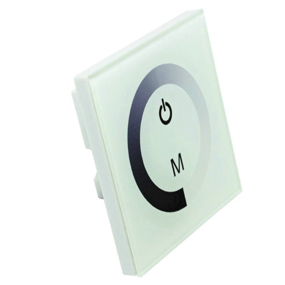 Стенен димер 10A 12V TOUCH бял