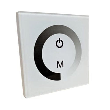 Стенен димер 10A 12V TOUCH бял