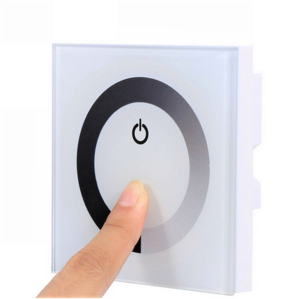 Стенен димер 10A 12V TOUCH бял