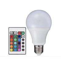 LED крушка E27 10W RGB с дистанционно