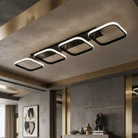 LED осветително тяло за таван KOVO Squares, еквивалент 300W, с дистанционно