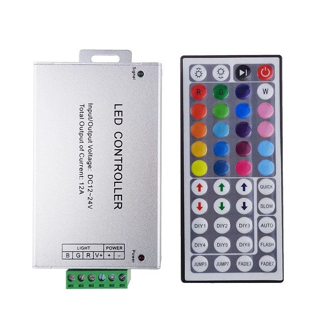 Контролер RGB 12-24V 24A Дистанционно 44 бутона IR