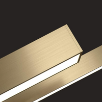 LED осветително тяло 36W Elegant Office Gold, висящо, еквивалент 300W