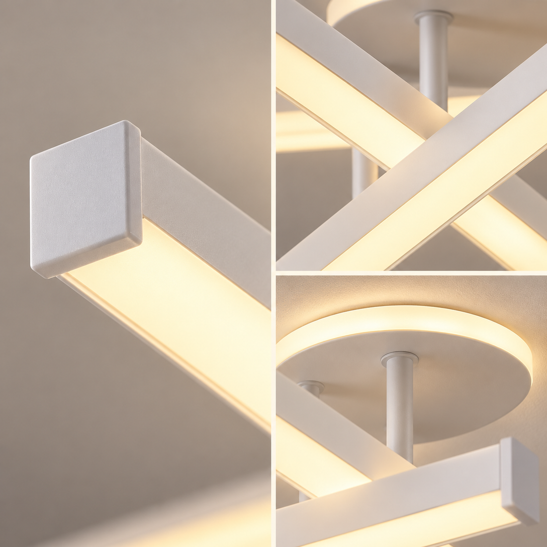 LED аплик LINNES CIRCLE 52W Бял Еквивалент 300W