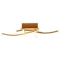 LED аплик Waves Lines Gold еквивалент 300W