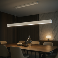 LED осветително тяло Lyne White, висящо, еквивалент 360W, с дистанционно управление