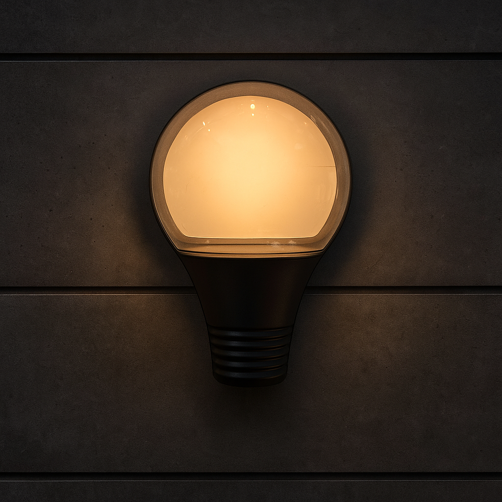 LED аплик 6W QUVI за външен монтаж, черна