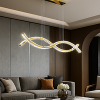 Осветително тяло LED висящо Voltra Gold еквивалент 500W с дистанционно
