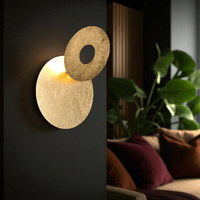 LED аплик Luxury Round Gold LEANO