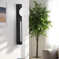LED аплик 40cm черна KINKIET