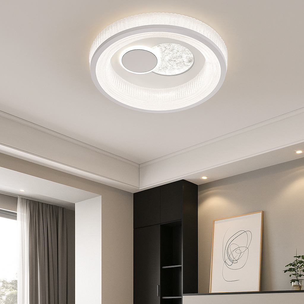 Осветително тяло LED Koko ROUND White Еквивалент 340W 