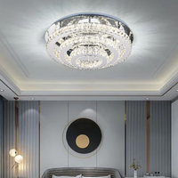 LED осветително тяло Cristal Exquisite Round Еквивалент 800W с дистанционно