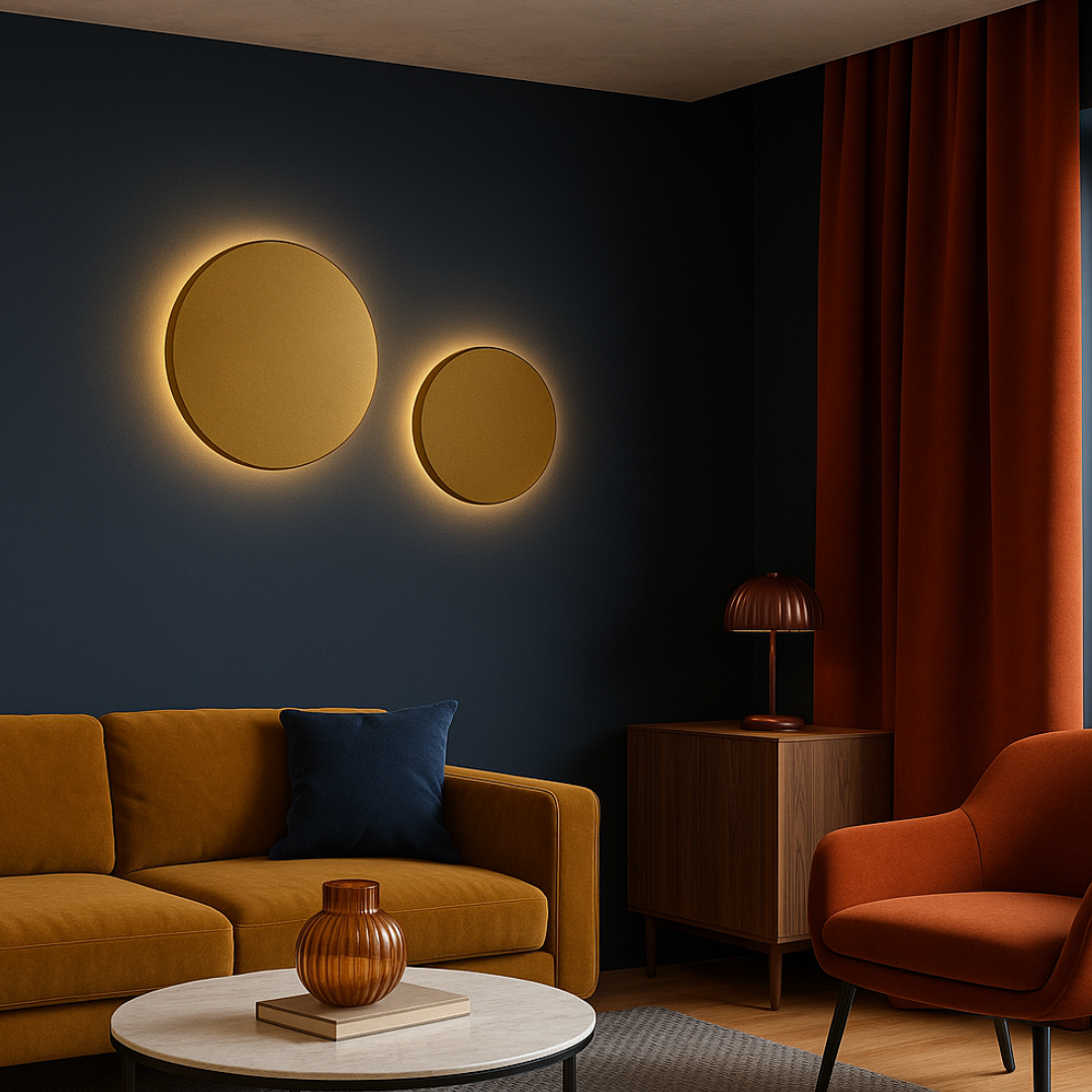 LED аплик за интериор PALERMO златен