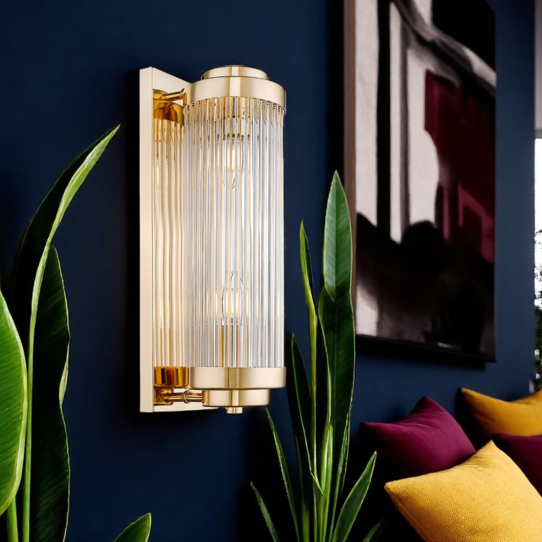Аплик за стена Gold Luxury SERGIO, въртящ се, регулируем