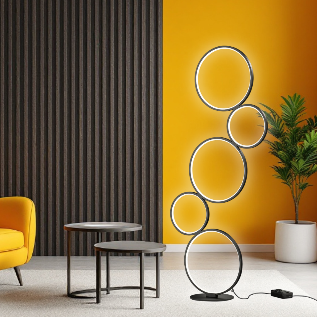 Лампион LED PREMIUM 36W 115cm RONDO Black