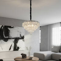 LED полилей Zolt Cristal Silver, еквивалент 550W