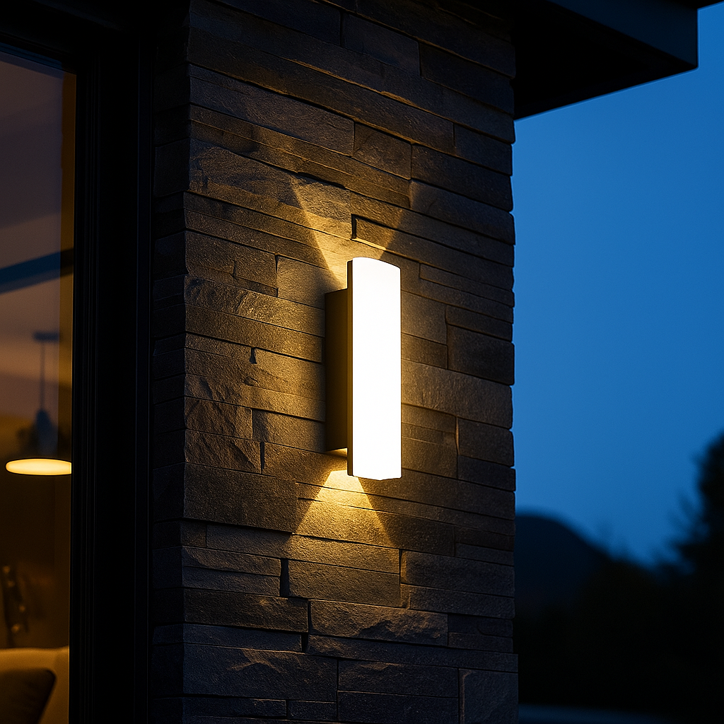 Aplice LED Sora 10w Exterior IP65 Neagra NEAGRA / APLICA PERETE / ALB CALD Wall Light Fixtures
