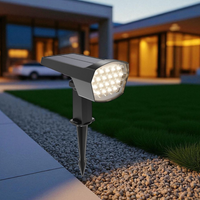 Соларен LED стълб за градина 12W