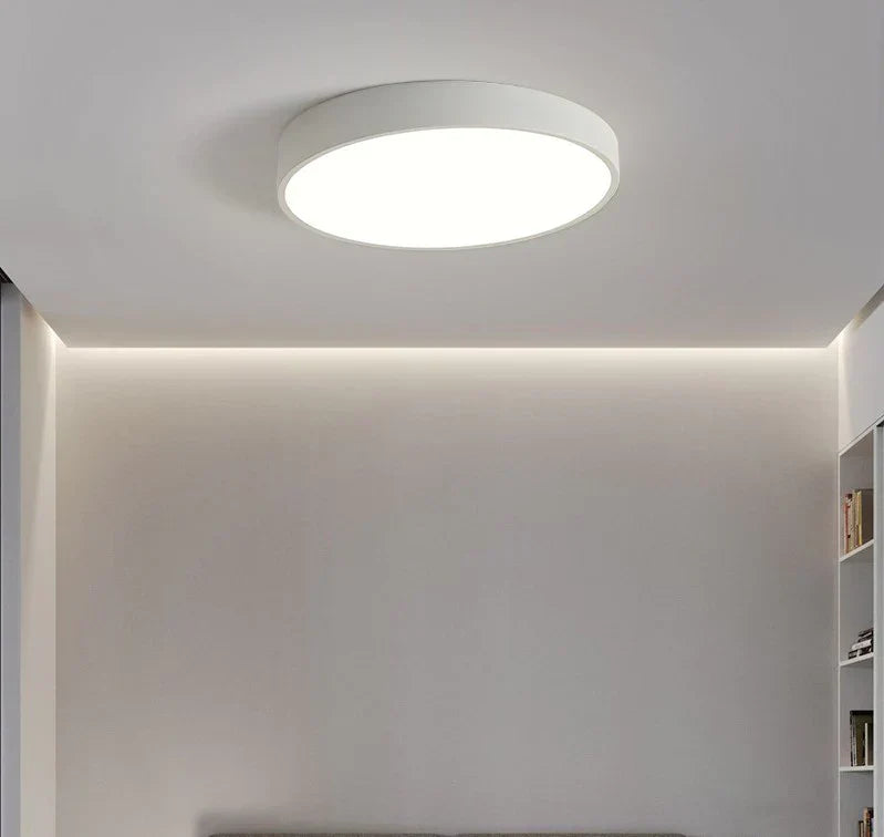LED плафон ULTRA-THIN 30W, кръгъл, еквивалентен на 300W
