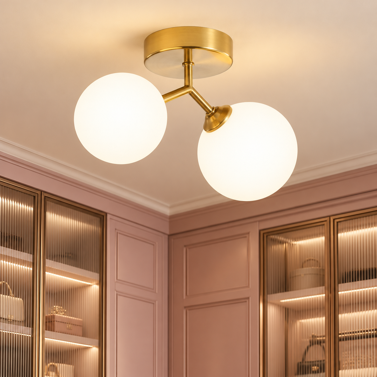 Осветително тяло Абажур Mini Epoque Gold DX2431-2B