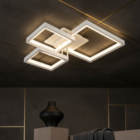 Осветително тяло LED KENO 3 SQUARES White 3 функции Еквивалент 400W Дистанционно