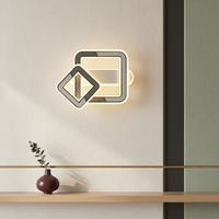 Аплик LED Square VELTRIS бял Еквивалент 300W