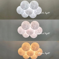 LED осветително тяло Abajur GOLD Moonlight 7xE27/13xE27