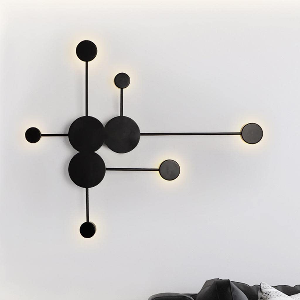LED аплик Modern Style-6 черен еквивалент 200W