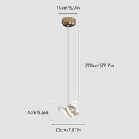 Пендел LED Gold Butterfly 12W