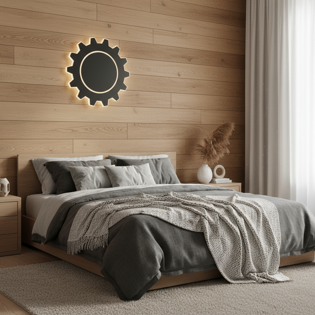 LED аплик 8W RUVIN Black еквивалент 80W